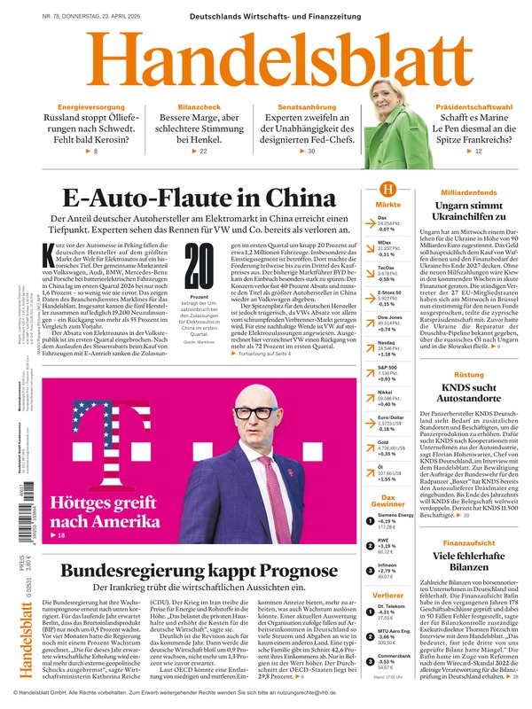 【德语】德国商报