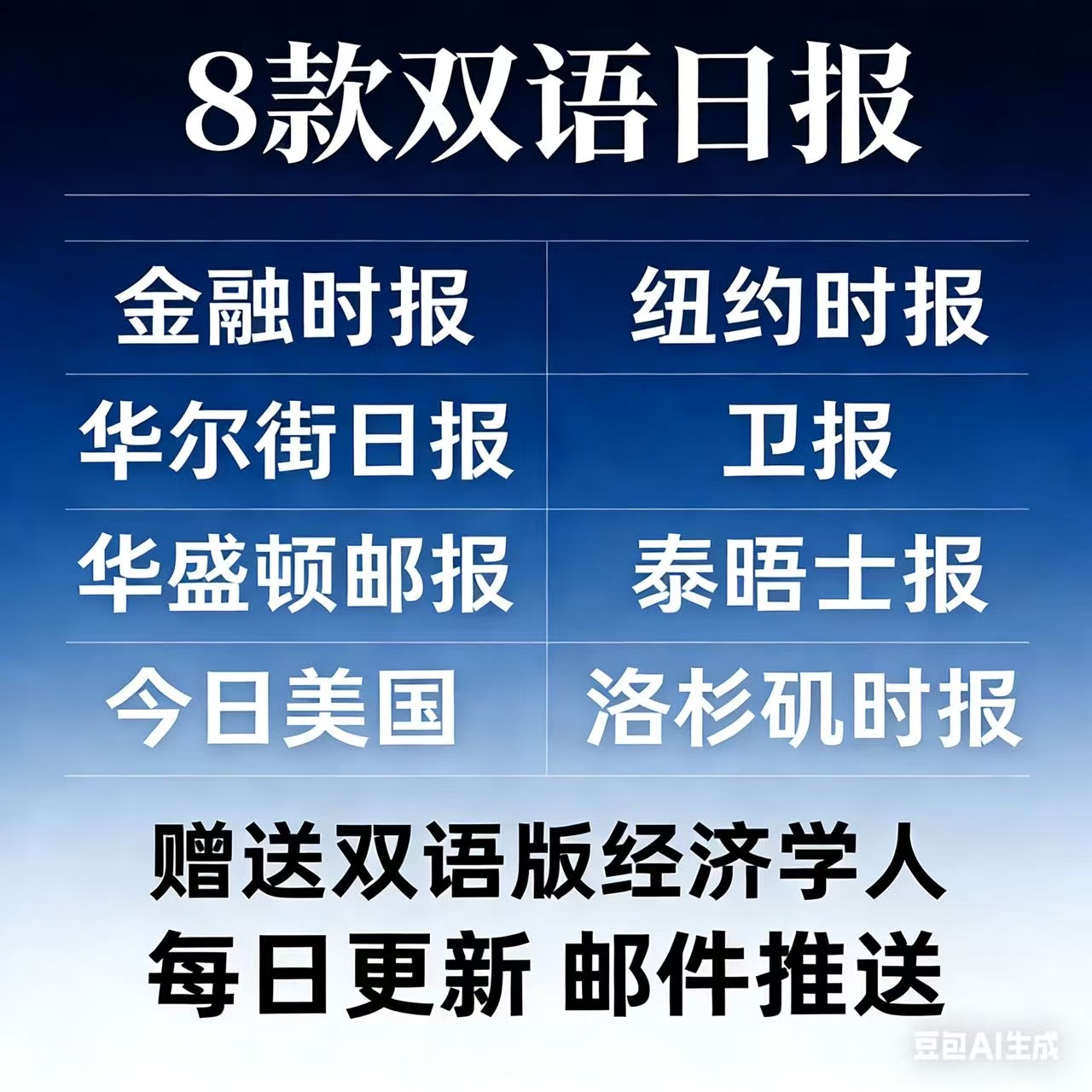 8款双语日报